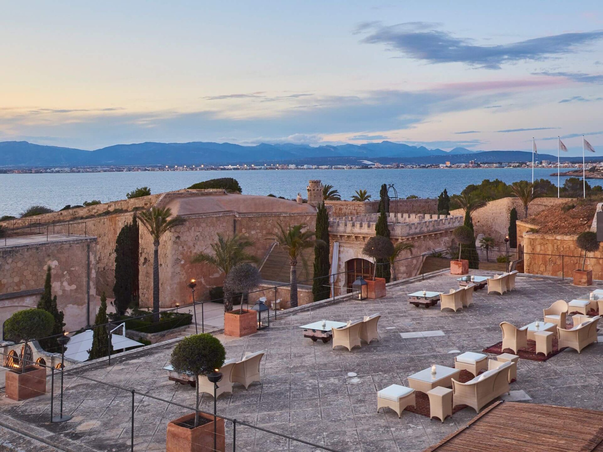 Cap Rocat wedding venue in Cala Blava, Mallorca — Spanish Venues